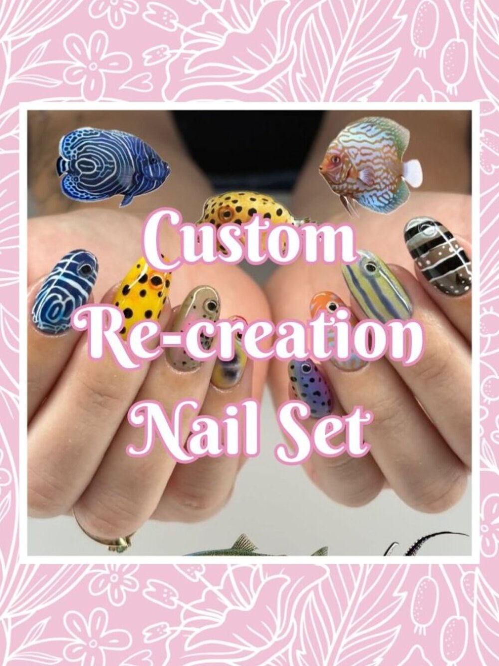 💅 Custom Re-Creation Press-On Nails (Made to Order)